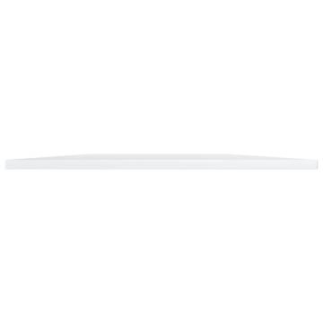 High Gloss White Bookshelf Boards - 4 pcs | Hipomarket