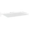 High Gloss White Bookshelf Boards - 4 pcs | Hipomarket