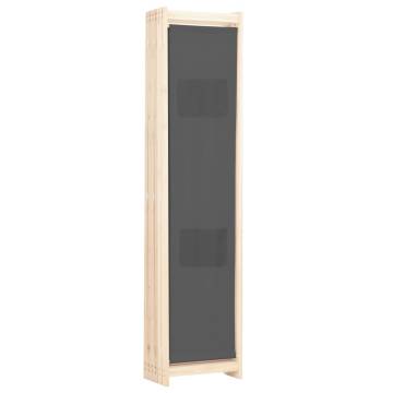 Stylish 6-Panel Room Divider Grey | Hipomarket UK