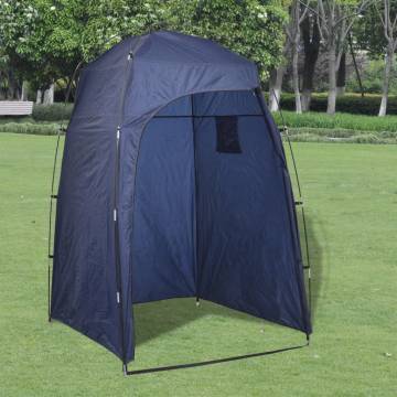 Durable Blue Shower/WC/Changing Tent for Outdoor Use