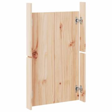 Outdoor Kitchen Doors 50x9x82 cm Solid Pine | HipoMarket