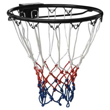 Basketball Ring Black 39 cm Steel - Durable & Sturdy Hoop