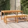 Garden Bench 150 cm Solid Wood Acacia Size 150 x 35 x 45 cm Quantity in Package 1 Number of 