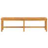 Garden Bench 150 cm Solid Acacia Wood - Stylish Outdoor Seating