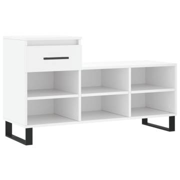 Elegant White Shoe Cabinet - Stylish & Durable Storage Solution