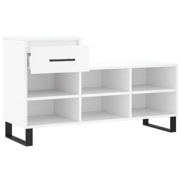 Elegant White Shoe Cabinet - Stylish & Durable Storage Solution