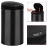 Automatic Sensor Dustbin 40 L Carbon Steel Black Colour black Capacity 40 l Number of bins 1 