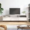 TV Cabinet High Gloss White 150x30x44.5 cm Engineered Wood Colour high gloss white Quantity in Package 1 