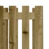 Garden Planter with Fence Design - Impregnated Wood Pine 70cm