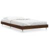 Brown Oak Bed Frame 90x200 cm - Durable & Stylish