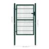 2D Fence Gate (Single) Green 106 x 210 cm - Hipomarket