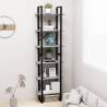 Storage Shelf Concrete Grey 60x30x210cm | Durable & Versatile