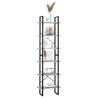 Storage Shelf Concrete Grey 60x30x210cm | Durable & Versatile