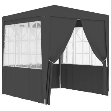 Professional Party Tent Side Walls 2.5x2.5 m - Anthracite