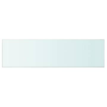 Clear Glass Shelf Panel 110x30 cm - Stylish Display Solution