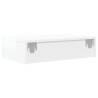 Stylish LED TV Cabinet in High Gloss White - 60x35x15.5 cm