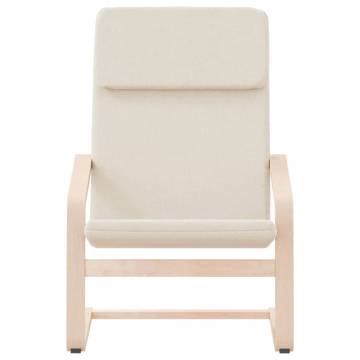 Relaxing Cream Fabric Chair - Comfort & Style | HipoMarket