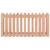 Garden Raised Bed with Fence Design - Solid Douglas Wood 150x50x70