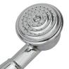 Retro Chrome 2-Handle Bathtub Faucet & Hand Shower Diverter