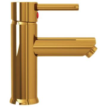 Stylish Gold Basin Faucet for Bathroom - 130x176 mm