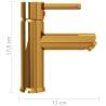 Stylish Gold Basin Faucet for Bathroom - 130x176 mm