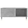 Elegant Concrete Grey Coffee Table - 80x80 cm | Hipo Market