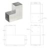 Post Connectors 4 pcs L Shape Galvanised Metal | HipoMarket