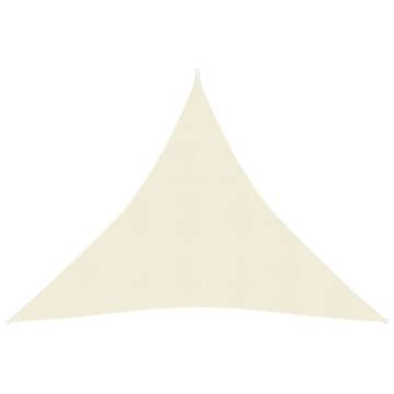 HDPE Sunshade Sail 4.5x4.5m - Cream | HipoMarket