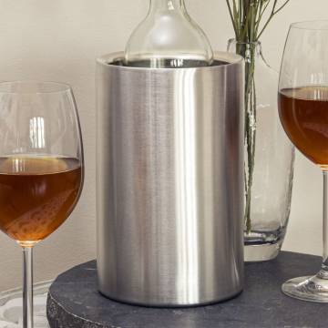 HI Wine Cooler - Stainless Steel (12 x 20 cm) | HipoMarket