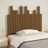 Honey Brown Wall Headboard - Solid Pine Wood 95.5x3x80 cm