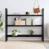 Wall Shelf Dark Brown Solid Oak - Stylish & Versatile Storage Solution