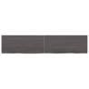 Wall Shelf Dark Brown Solid Oak - Stylish & Versatile Storage Solution