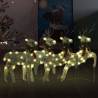 Christmas Reindeers 4 pcs Gold 80 LEDs Colour gold Quantity in Package 4 Number of LEDs 1 