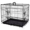 FLAMINGO Pet Wire Cage Mezo S - Portable 43x61x50 cm Black