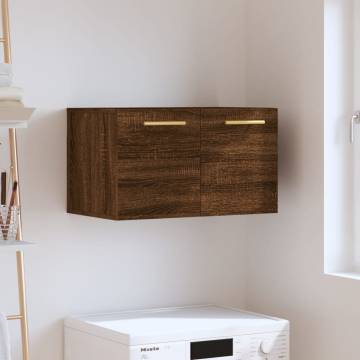 Wall Cabinet Brown Oak 60x36.5 cm - Stylish Storage Solution