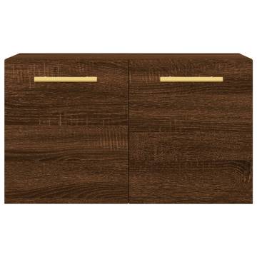 Wall Cabinet Brown Oak 60x36.5 cm - Stylish Storage Solution