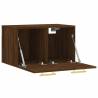 Wall Cabinet Brown Oak 60x36.5 cm - Stylish Storage Solution