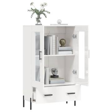 Highboard High Gloss White - Modern Storage Solution | HipoMarket