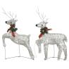 Gold Christmas Reindeers - 4 pcs with 80 LEDs Decoration