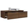 Elegant Brown Oak Wall Cabinet - 68x30x20 cm