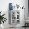 Wall Mounted Cabinet Concrete Grey - Elegant Storage Solution