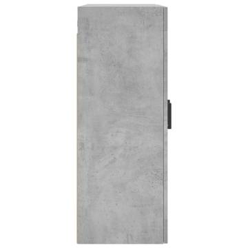 Wall Mounted Cabinet Concrete Grey - Elegant Storage Solution