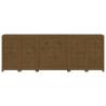 Stylish Honey Brown Sideboard | Solid Pine Wood | 230x35x80 cm