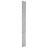 Garden Fence Posts 30 pcs Silver 220 cm Galvanised Steel