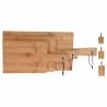 Excellent Houseware 3-Piece Bamboo Chopping Board Set