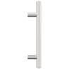 10 pcs Silver Cabinet Handles - Modern Stainless Steel Design