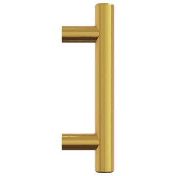 Gold Stainless Steel Cabinet Handles - 10 pcs, 64 mm | HipoMarket