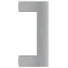 10 pcs Silver Cabinet Handles - Stainless Steel, 64 mm