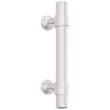 Silver Stainless Steel Cabinet Handles - 10 pcs, 64 mm