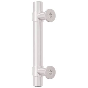 Silver Stainless Steel Cabinet Handles - 10 pcs, 64 mm